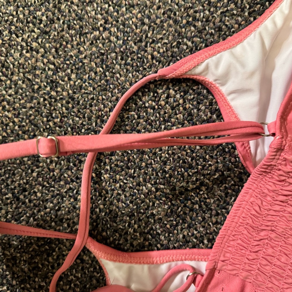 Floral‎ Pink and Blue Swimsuit Coral Reef 3XL - Picture 8 of 10